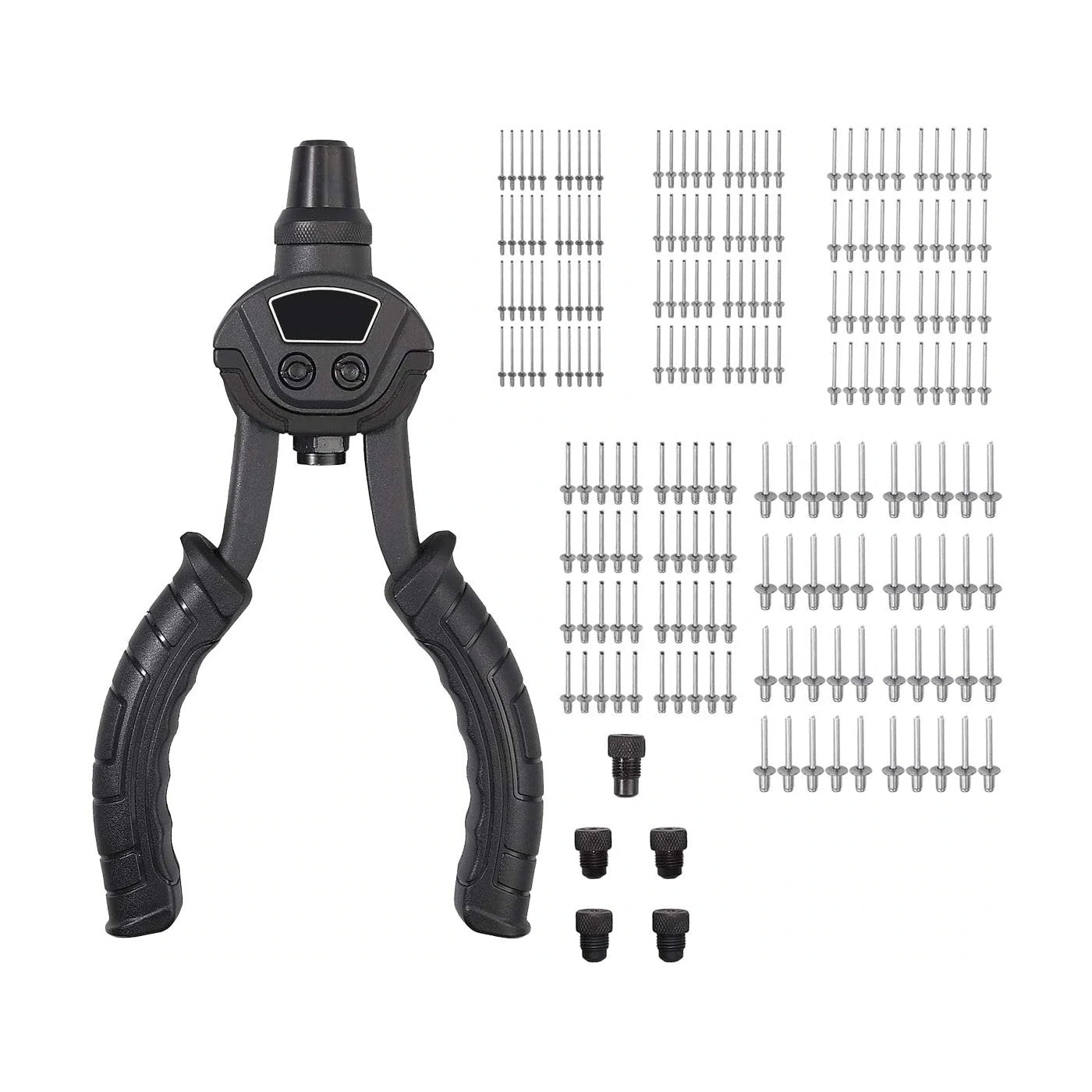 Kamtop Pop Rivet Gun Kit with 200 Rivets Hand Repair Tools – kamtop
