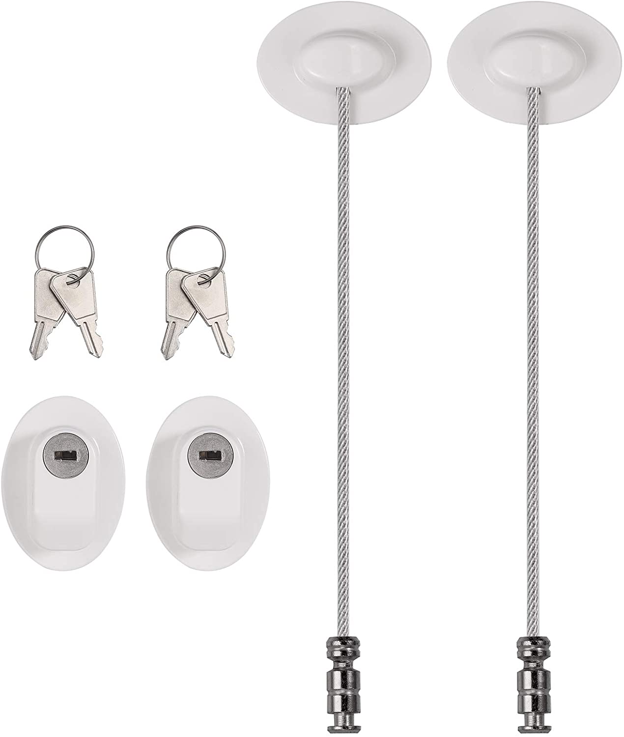 KAMTOP Fridge Locks 2PCS Freezer Locks 18cm/ 7inch 304