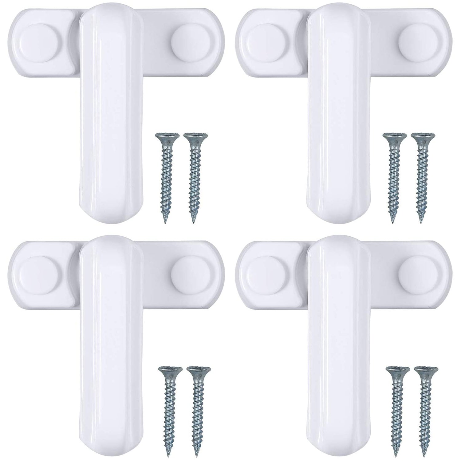 KAMTOP Sash Jammers 4PCS Sash Blockers Aluminum Alloy