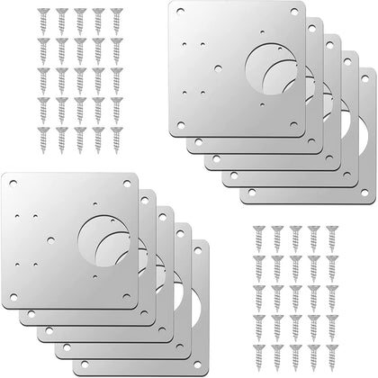 Kamtop 10 Pcs Hinge Repair Brackets
