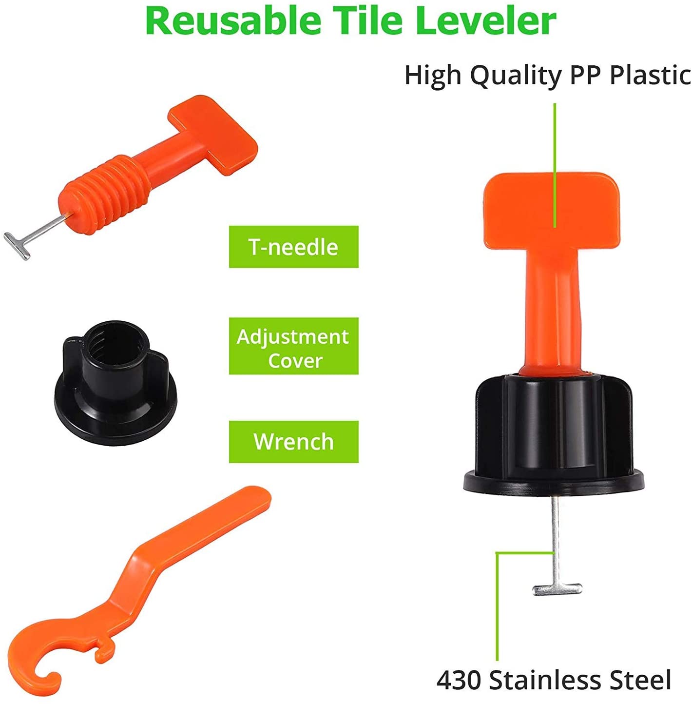 KAMTOP 50PCS Tile Leveling System