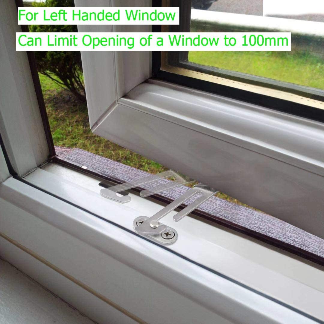 KAMTOP 4 PCS Window Restrictor Locks