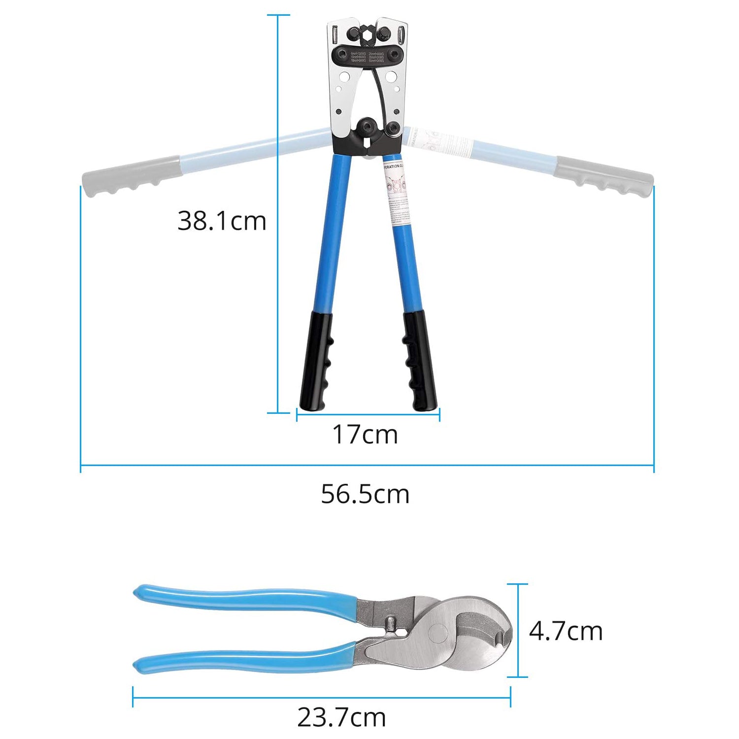 Kamtop Professional Wire Crimper Terminal Crimping Tool