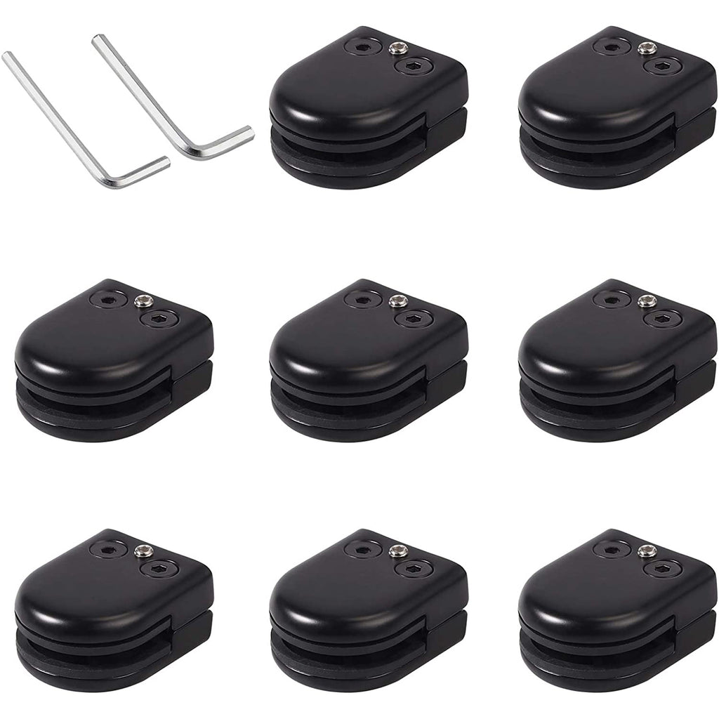 Kamtop 8 PCS 6-8mm Stainless Steel 304 Glass Clamps