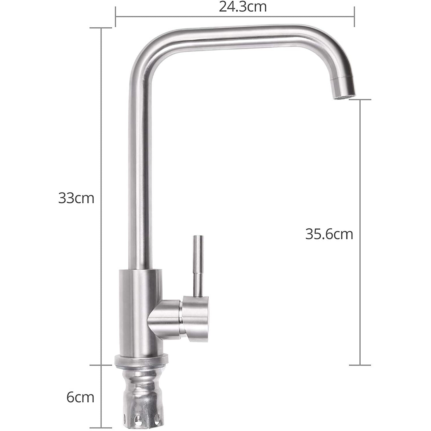 Kamtop 360° Swivel Kitchen Sink Taps