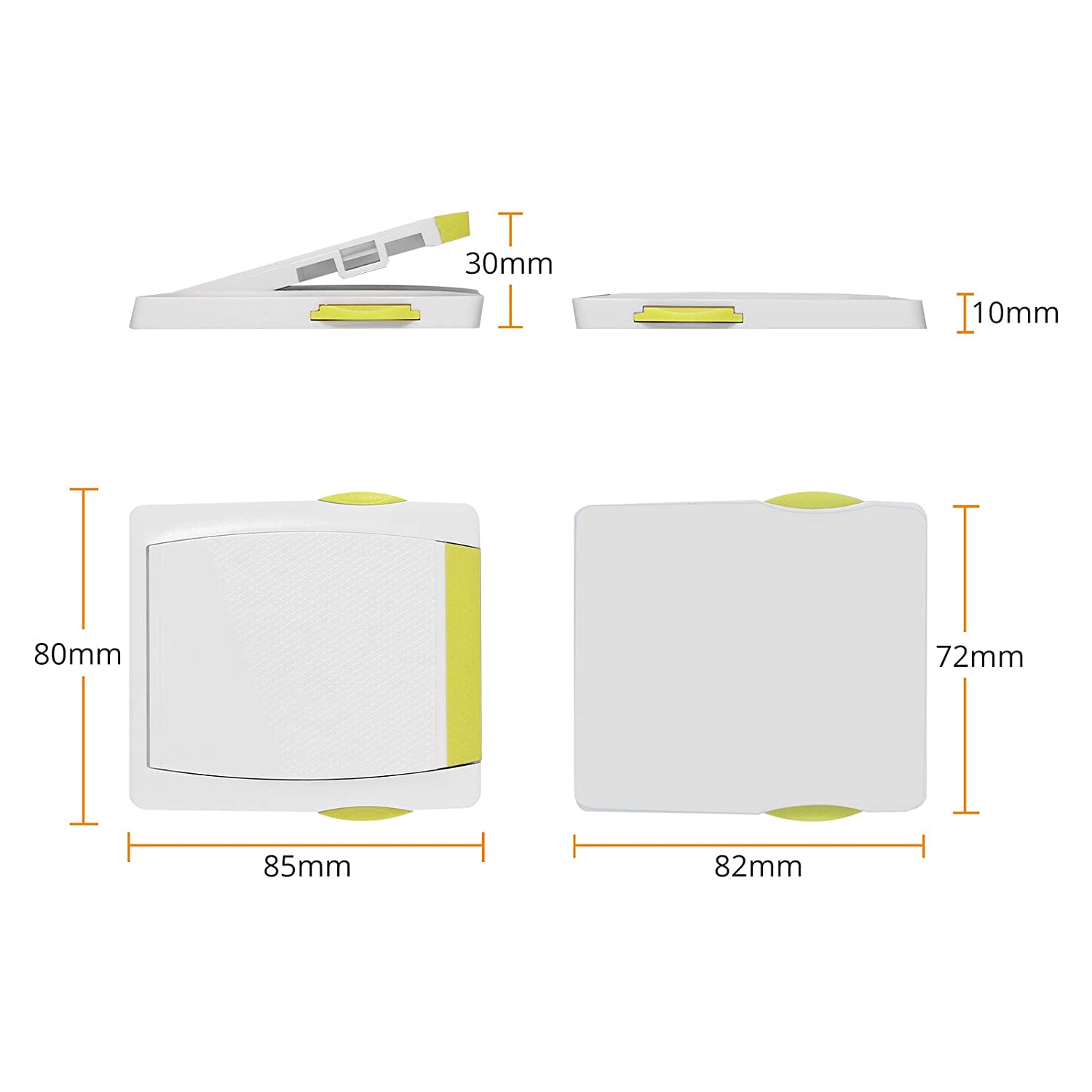 Kamtop 6PCS Sliding Door Lock Baby Safety Slide Green Window Locks