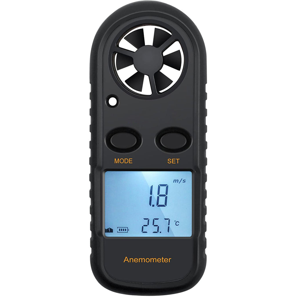 Kamtop Digital LCD Backlight Speed Meter Anemometer