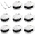 Kamtop 8X Glass Clamp White Stainless Steel 304 8-10MM