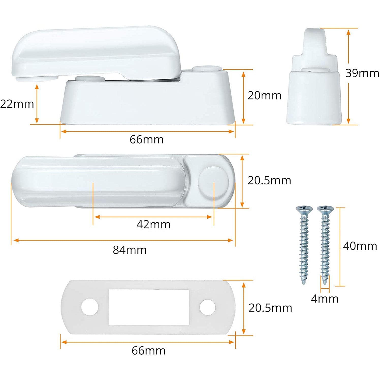 Kamtop 8PCS Sash Jammer White