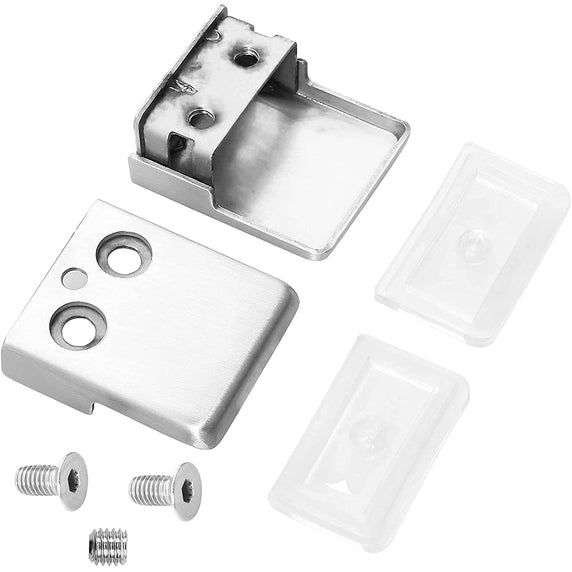 Kamtop 8 Pack Stainless Steel Square Glass Clamp 6-8mm (15/64-5/16 Inch)