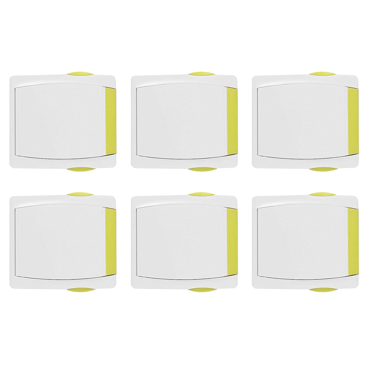 Kamtop 6PCS Sliding Door Lock Baby Safety Slide Green Window Locks