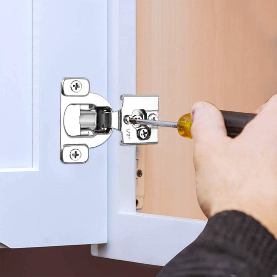 Kamtop 1/2 inch 12PC Overlay Soft Close Hinges