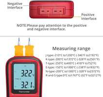 Kamtop Digital Dual Channel Thermometer