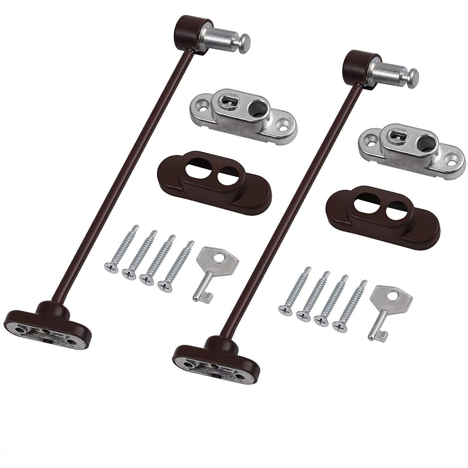 Kamtop Window Restrictor Locks 2 Packs Security Cable
