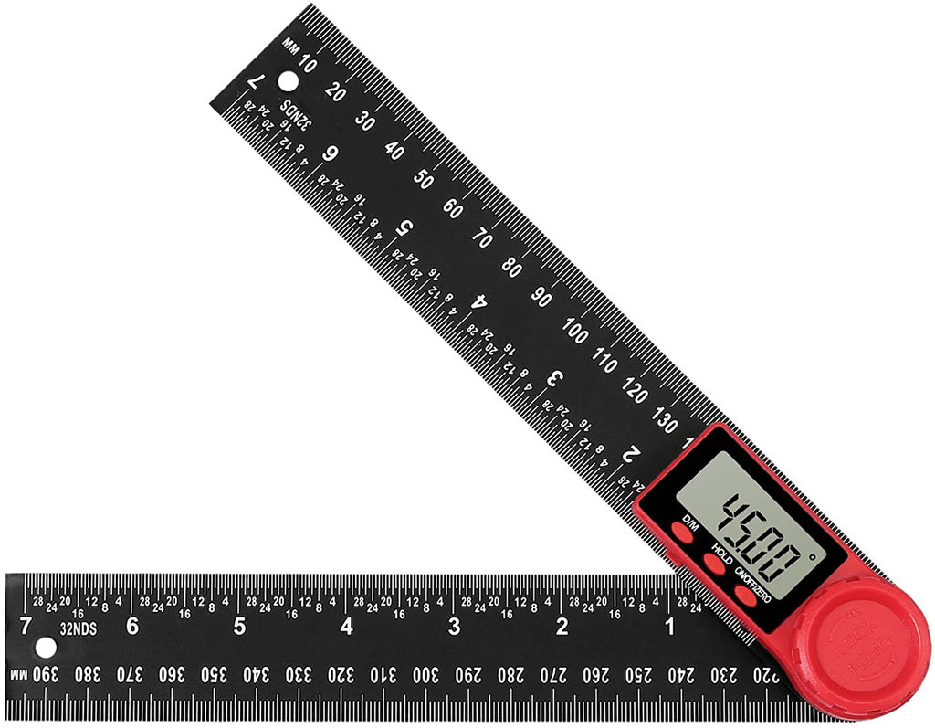 Kamtop LCD Digital Angle Finder Ruler 8 Inch 360°