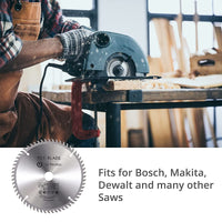 Kamtop Professional 3Pcs 165mm Circular Saw Blade Set