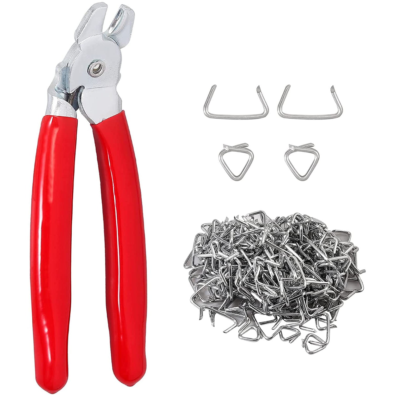 Kamtop Hog Ring Pliers Kit and 300 PCS 3/4inch