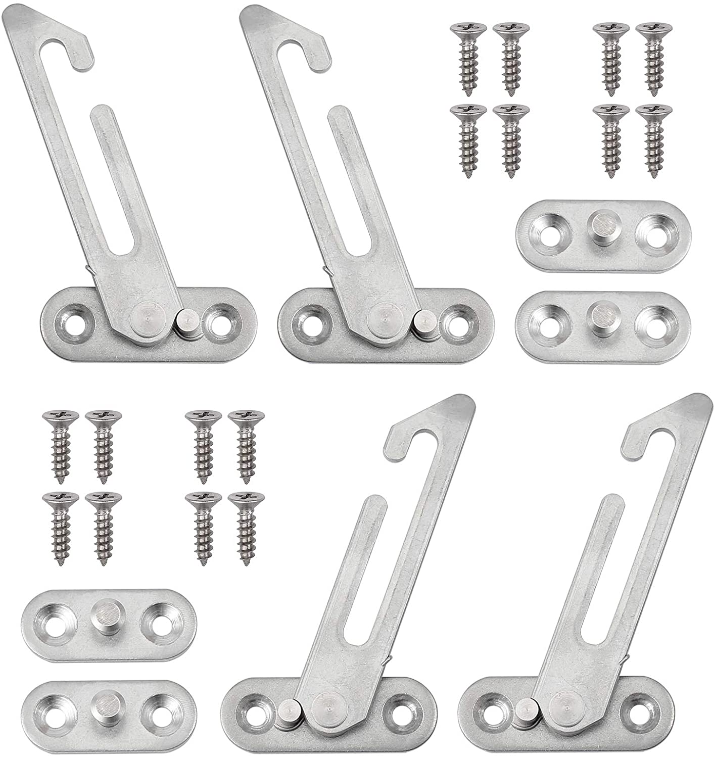 KAMTOP 4 PCS Window Restrictor Locks