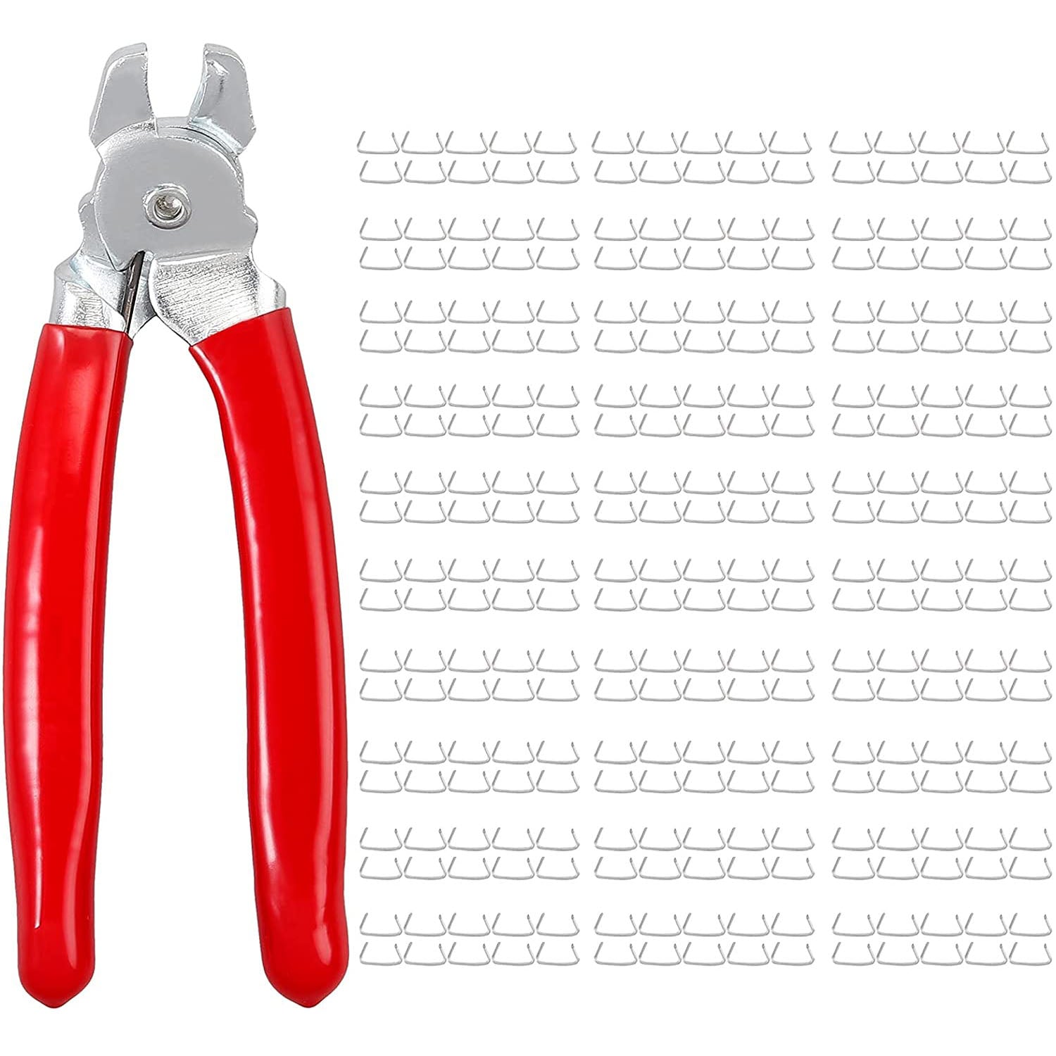 Kamtop Hog Ring Pliers Kit and 300 PCS 3/4inch
