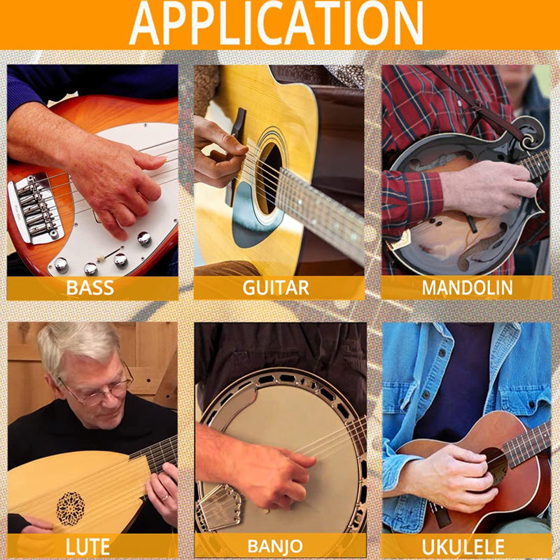 Kamtop 52 Packs Guitar Accessories Guitar Learning Tools