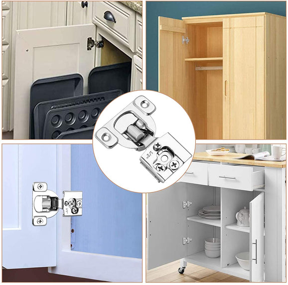 Kamtop 1/2 inch 12PC Overlay Soft Close Hinges