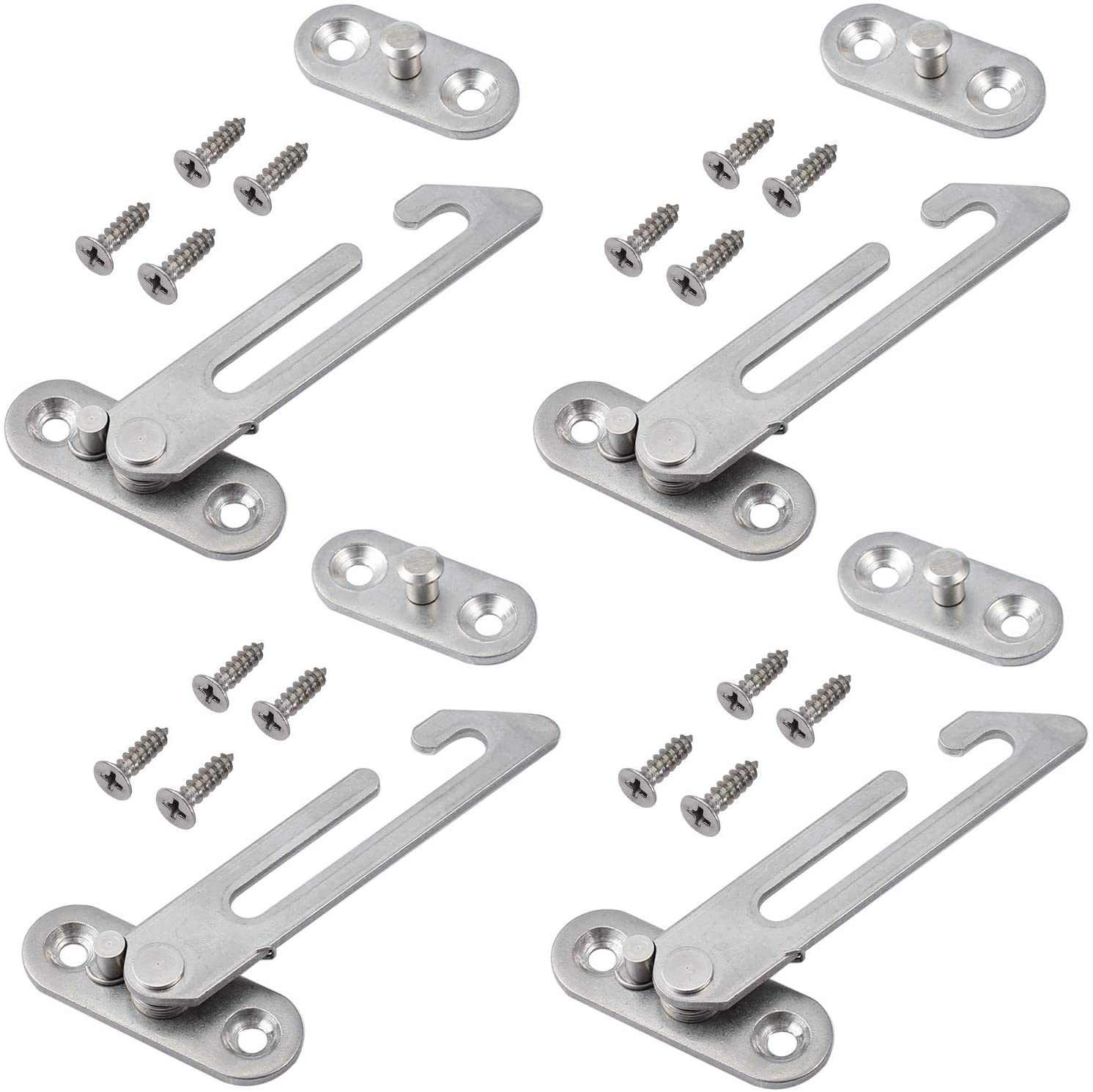 KAMTOP 4PCS UPVC Window Restrictor Locks