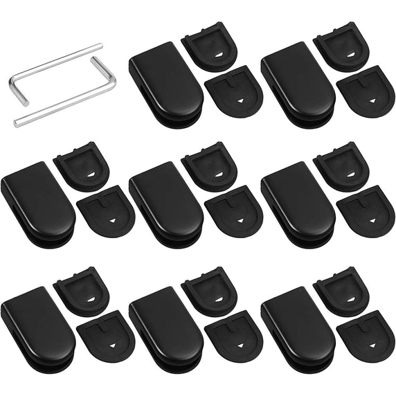 Kamtop 8 PCS 6-8mm Stainless Steel 304 Glass Clamps