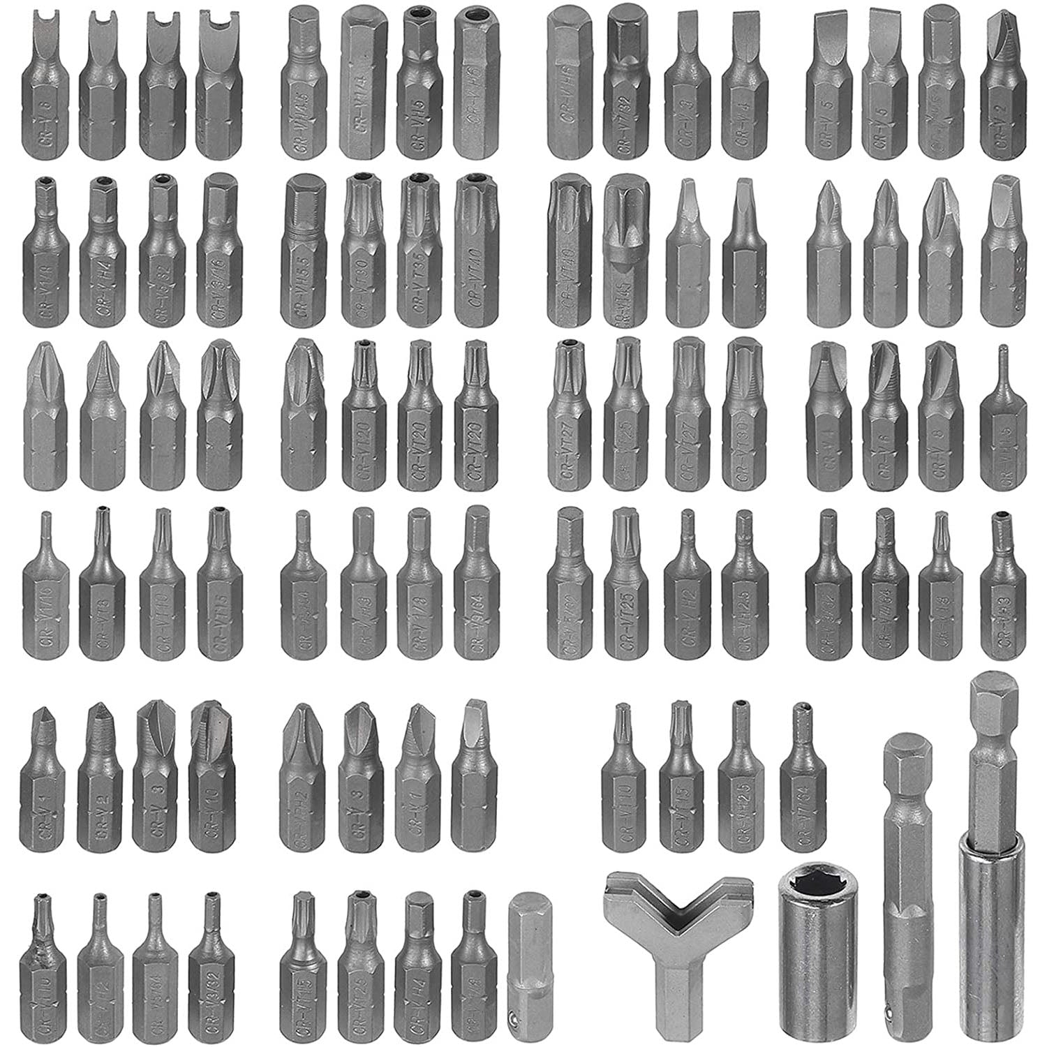 Kamtop 141 PCS Socket Bit Set Including Ratchet Handle